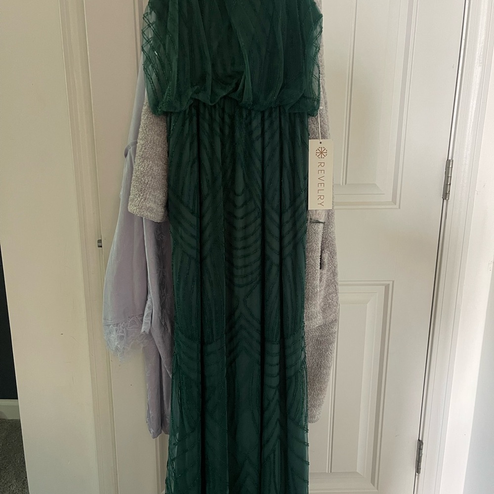 Revelry Forest Green Gown
